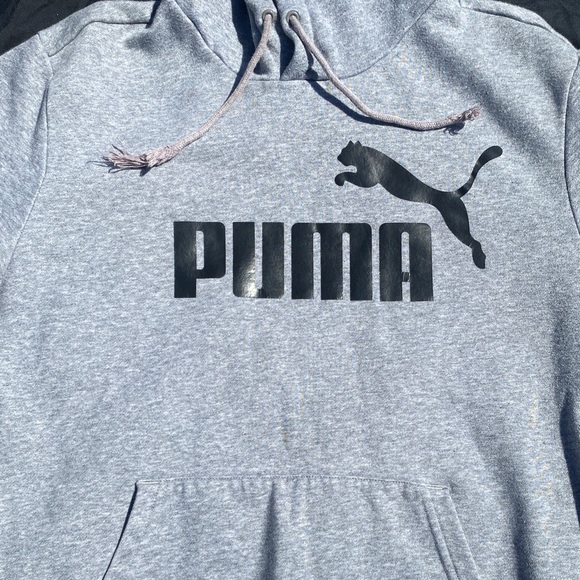 grey Men’s PUMA sweater - Picture 3 of 5